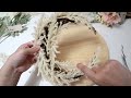 【100 yen diy】crescent moon wreath