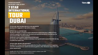 Tiens Group 29th global  Anniversary; Dubai Tour 2024 - Elevate Your Success.