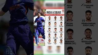 India a squad for emerging men's asia cup2023 #trending #viral #ytshorts #cricket #shorts