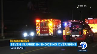 7 injured in Long Beach shooting