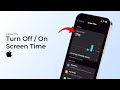 How To Turn On or Off Screen Time on iPhone (iOS 18)?