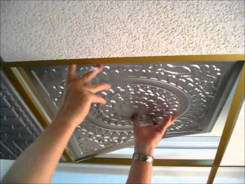 How To Install 24x24 Plastic Pvc Ceiling Tile 2x2 Plastic