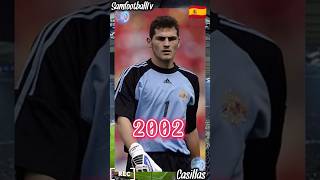 Iker Casillas evolution 2000-2023🌟👁️#shorts #football #evolution #ikercasillas