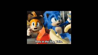 Tails, just put the fries in the bag