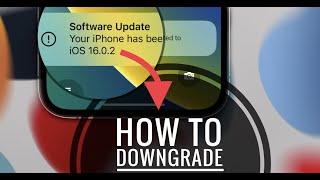 How To Downgrade iOS 16.0.3 To iOS 15.7 Without Data Loss