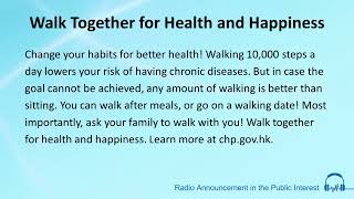 Walk Together for Health and Happiness