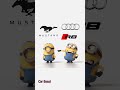 Mustang VS Audi R8 minions style#funny #tiktok #status #foryou #trending #mustang #audi #asmr #fyp