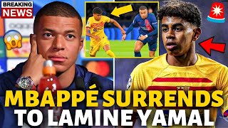 🚨BOMBSHELL! MBAPPÉ SURRENDS TO LAMINE YAMAL! LOOK WHAT HE JUST SAID! BARCELONA NEWS TODAY!