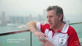 Hong Kong 7s 2015 - with  Fiji coach Ben Ryan