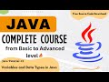 Variables and Data Types in Java | java full course