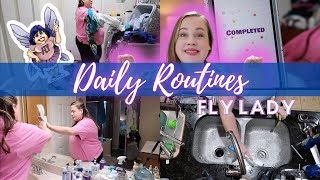 Fly Lady Daily Routines | A realistic day of getting back into a cleaning routine