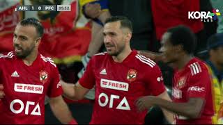 على معلول يسجل هدف الأهلي الأول في شباك بيراميدز  | السوبر المصري 2022