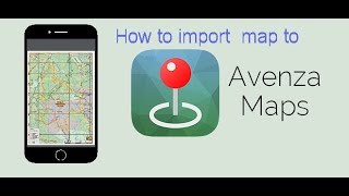 How to import maps to Avenza maps