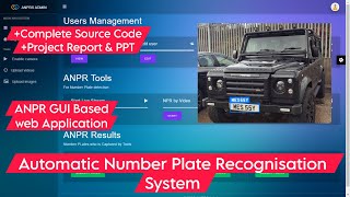 Automatic Number Plate Recognition using Flask and OpenCV | Python