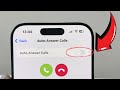 Enable/Disable Auto Answer Calls On iPhone (16/16 Pro, 15/14/13,...)