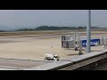 ana676便　 東京（羽田）行き　 b767　　離陸　　　【広島空港】