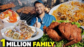 Unlimited Street Food on 1 Million Subscribers!! | Hussainabad Food Street Karachi, Pakistan