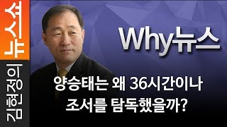 [Why 뉴스] 양승태는 왜 36시간이나 조서를 탐독했을까? - 권영철 대기자 [ 김현정의 뉴스쇼 ]