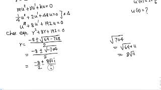 Diff Eqn: Mass-spring example 4/5