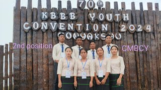 70th shepupa KBBB Youth convention Hymn competition society no 03 Chenmoho youth 2nd position