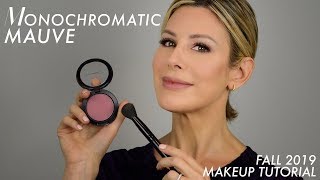 Monochromatic Mauve Fall Makeup Tutorial | Dominique Sachse