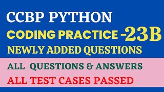 Coding Practice - 23B | Functions | Python | CCBP 4.0