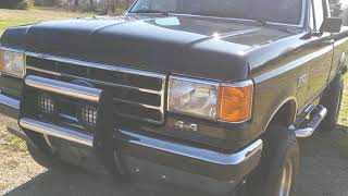 1991 Ford F150 4x4 XLT Lariat walk around