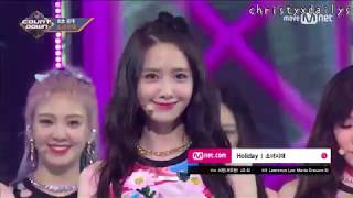 [繁中字live] 170810 少女時代 (소녀시대) - Holiday @ MCD Comeback Stage