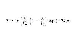 ch2:potential barrier and tunneling