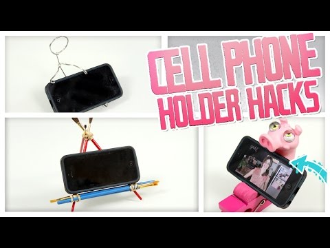 DIY Cell Phone Holder Hacks! - Do It, Gurl DIY Cell Phone Holder Hacks! - Do It, Gurl