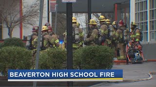 Classes at Beaverton HS canceled following 2-alarm fire