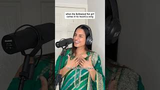 When the Bollywood fan girl comes in to record a song (idea cred: @connorprice) 🥳🕺🏽 #newmusic