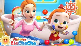 🛁 ĐI tắm thôi nào 🧼 Những em bé sẵn sàng đi tắm | LiaChaCha - Ca Nhạc Thiếu Nhi Việt Nam