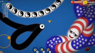 🐍WORMSZONE.IO | GIANT SLITHERSNAKE TOP 01 / Epic Worms Zone BestGameplay! | #070 ! Worms 02