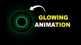CSS Glowing Circle Loading Animation || Full Tutorial || Jelly Code