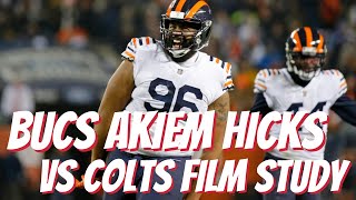 Buccaneers Akiem Hicks vs Colts Film Study| Real Bucs Talk