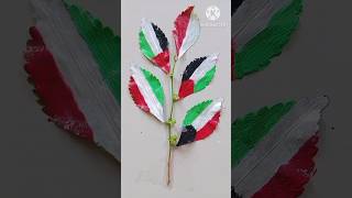 🇮🇩🇦🇪🇭🇺🇵🇸🇰🇼 😘 Painting on Leaves🌿🍁 #flag #drawing 🙏