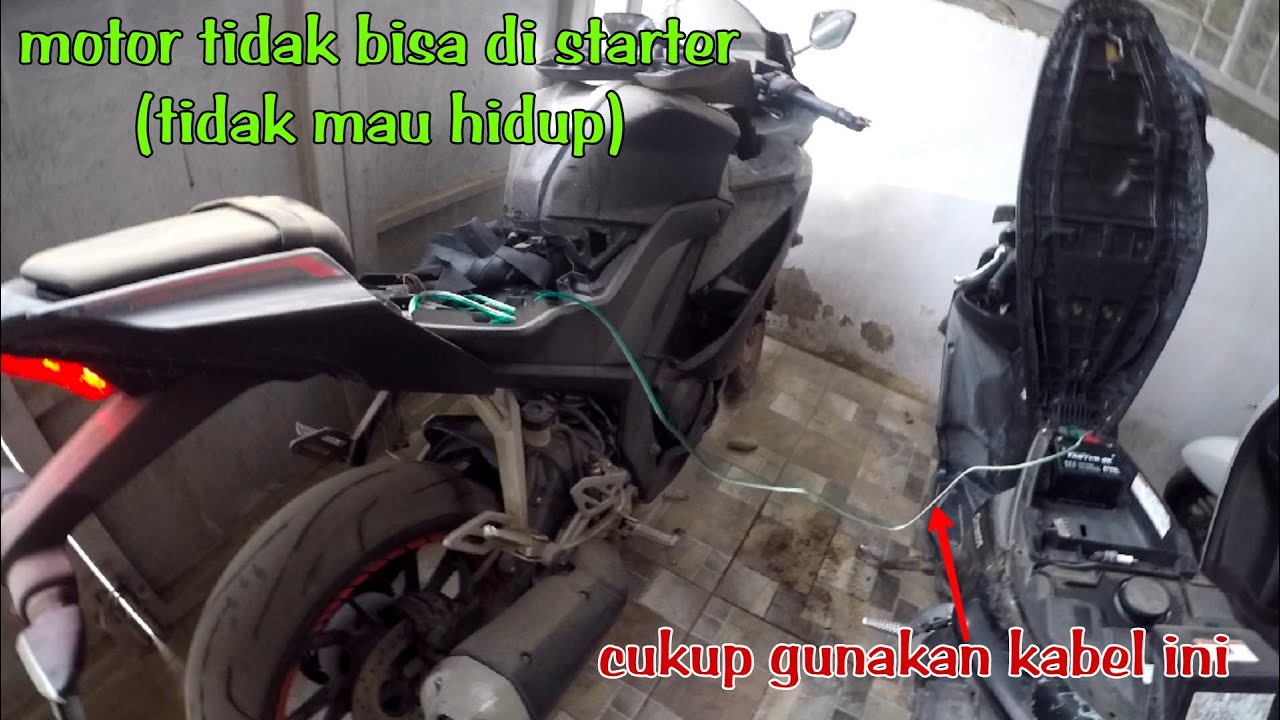 Cara Mengatasi Motor Tidak Bisa Distarter - YouTube