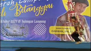 WORKSHOP TARI MULI BETANGGAI (LAMPUNG) ABAH DARMAN DAN PENARI 26 . 10.2024