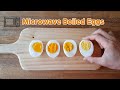 How to make boiled eggs in the microwave /Don't try at more than 600 watts