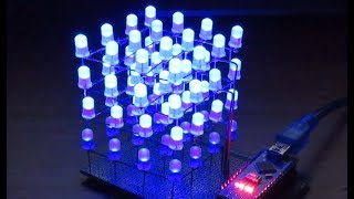 LED cube using Ardurno nano