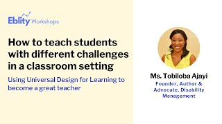 How to teach students with different challenges in a classroom setting?