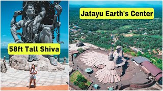 Azhimala Shiva Temple \u0026 Jatayu Earth’s Centre || Dji Air 2s Drone Shots