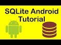 SQLite Database Tutorial for Android Studio
