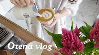 Living alone diary | Pistachio orecchiette pasta | A relaxing autumn home cafe