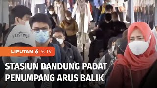 Pantauan Arus Balik Libur Akhir Tahun di Stasiun Bandung | Liputan 6