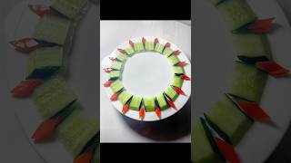 #Sample Cucumber 🥒 carving cutting design#Cucumber#Cucumber cutting#Easy Cucumber carving design#