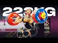 Karlos Nasar Bar to World Record 223kg