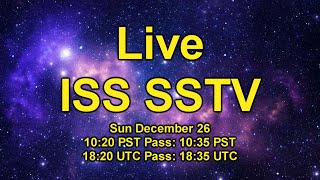 Live ISS SSTV pass