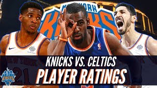 Knicks 101 vs. Celtics 103| Knicks Player Ratings| Knicks Post Game Live Replay